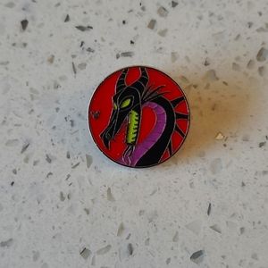 Official Disney Sleeping Beauty Malificent Villain Dragon Character Pin